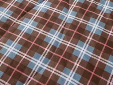 Комплект постельного белья с одеялом OB017 Viva-Home Textile сатин