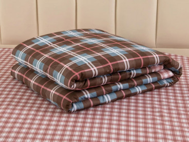 Комплект постельного белья с одеялом OB017 Viva-Home Textile сатин