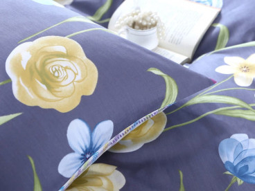 Постельное белье С 467 из сатина Viva-Home Textile