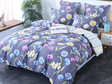 Постельное белье С 467 из сатина Viva-Home Textile