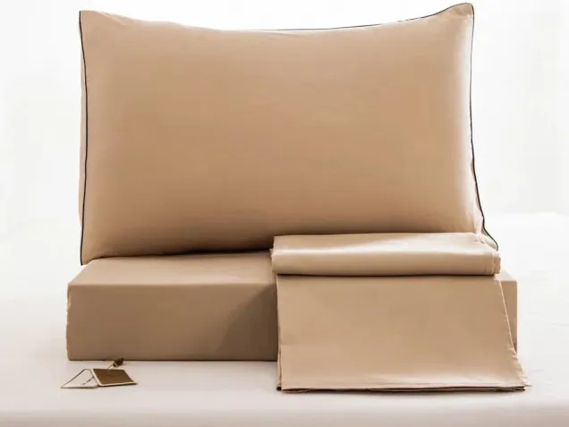 Постельное белье однотонное OCE005 сатин Элитный Viva-Home Textile