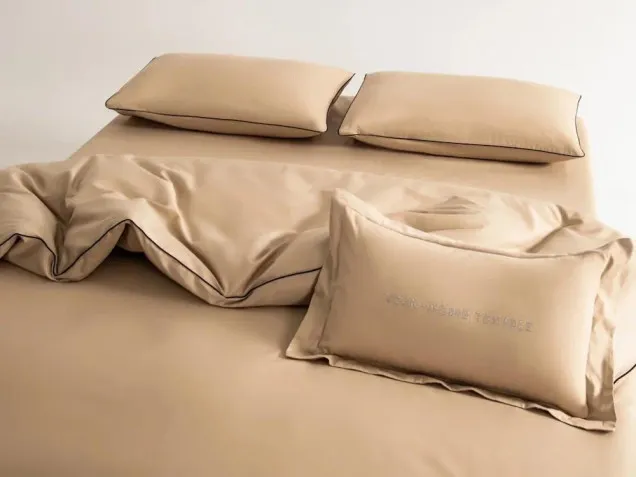 Постельное белье однотонное OCE005 сатин Элитный Viva-Home Textile