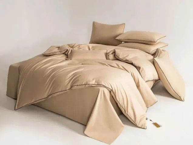 Постельное белье однотонное OCE005 сатин Элитный Viva-Home Textile