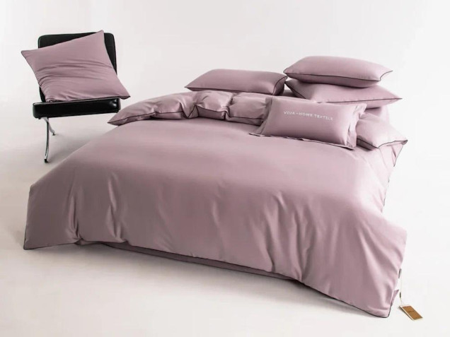 Постельное белье однотонное OCE008 сатин Элитный Viva-Home Textile