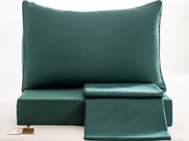 Постельное белье однотонное OCE009 сатин Элитный Viva-Home Textile