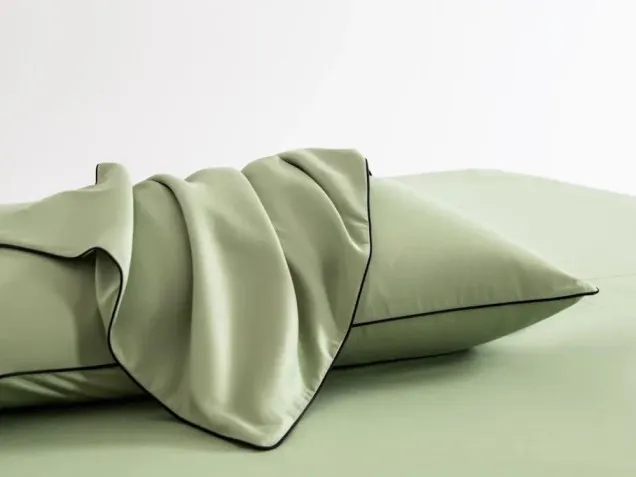 Постельное белье однотонное OCE012 сатин Элитный Viva-Home Textile