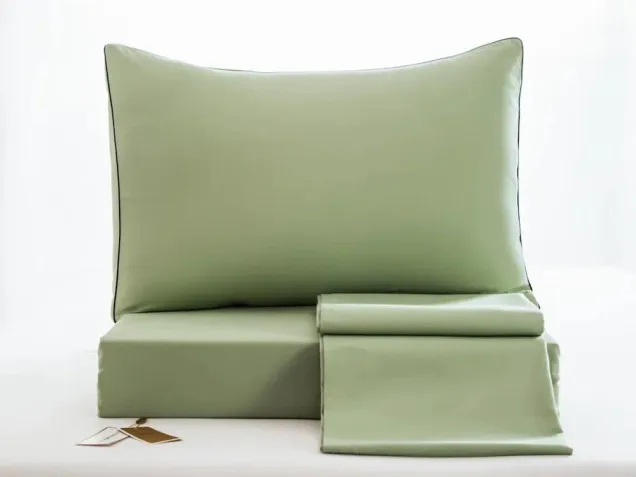 Постельное белье однотонное OCE012 сатин Элитный Viva-Home Textile