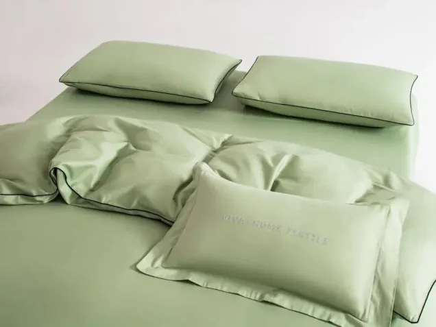 Постельное белье однотонное OCE012 сатин Элитный Viva-Home Textile