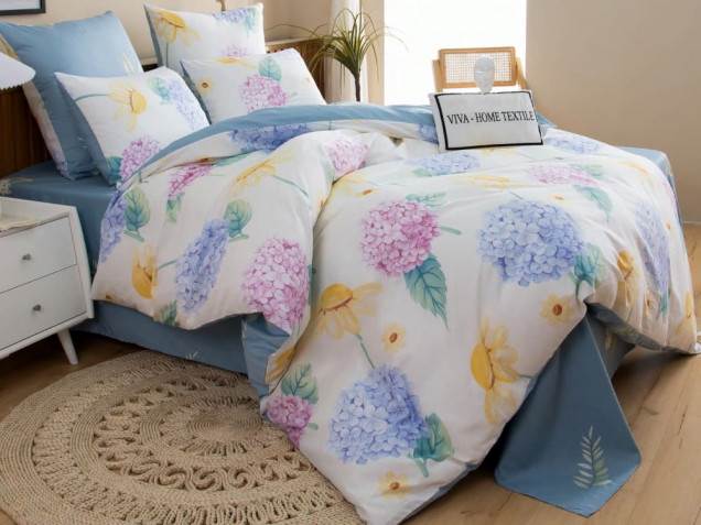 Комплект постельного белье A 258 Viva-Home Textile сатин-люкс