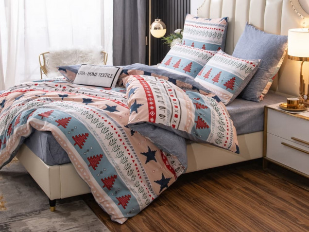 Комплект постельного белье A 248 Viva-Home Textile сатин-люкс