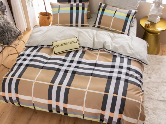Комплект постельного белье A 256 Viva-Home Textile сатин-люкс