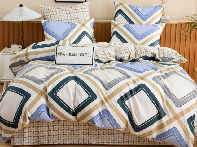 Комплект постельного белье A 264 Viva-Home Textile сатин-люкс