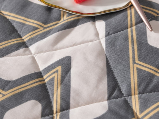 Комплект постельного белья с одеялом OB058 Viva-Home Textile сатин