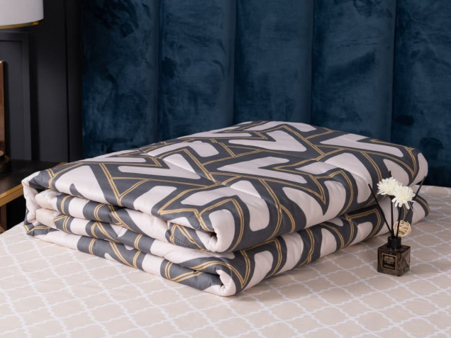 Комплект постельного белья с одеялом OB058 Viva-Home Textile сатин