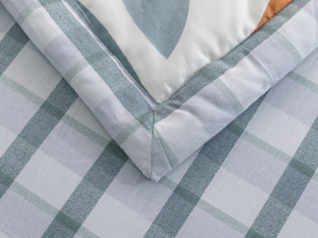 Комплект постельного белья с одеялом OB062 Viva-Home Textile сатин