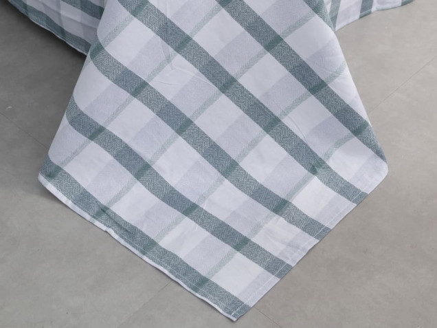 Комплект постельного белья с одеялом OB062 Viva-Home Textile сатин