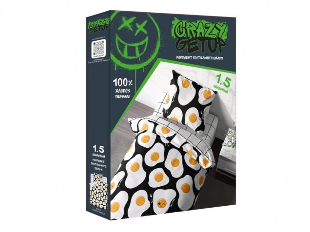 Постельное белье Eggs Crazy Getup перкаль