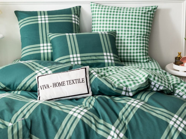 Постельное белье С 542 из сатина Viva-Home Textile