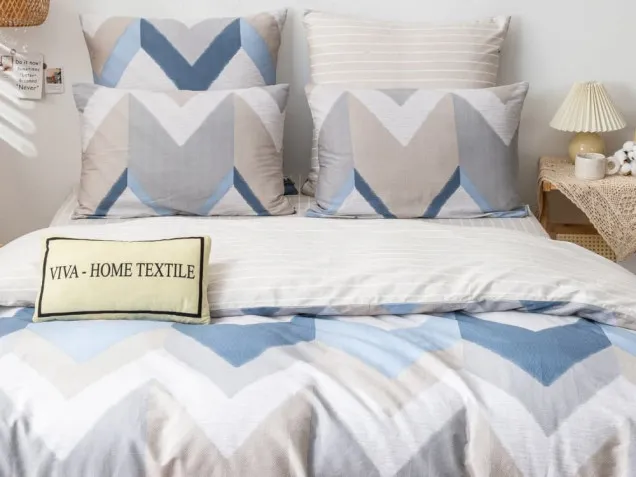 Постельное белье С 554 из сатина Viva-Home Textile