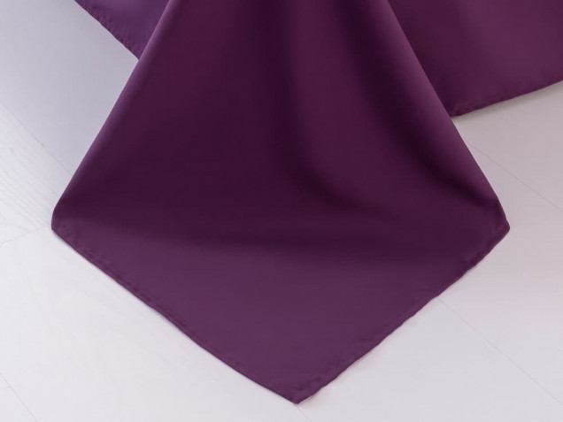 Постельное белье с вышивкой CH027 Viva-Home Textile сатин однотонный