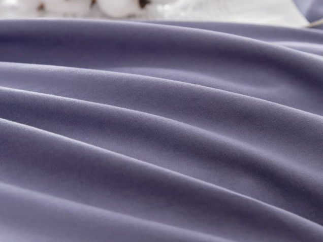 Постельное белье с вышивкой CH051 Viva-Home Textile сатин однотонный