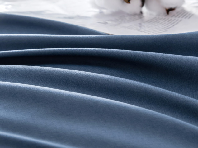 Постельное белье с вышивкой CH052 Viva-Home Textile сатин однотонный
