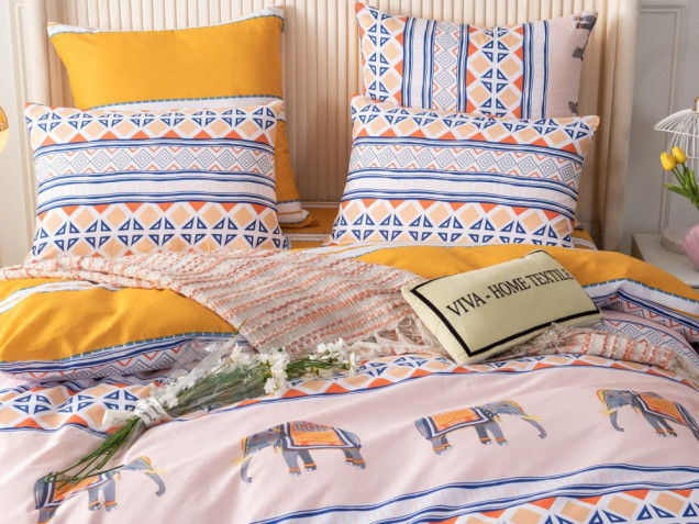 Комплект постельного белье A 297 Viva-Home Textile сатин-люкс