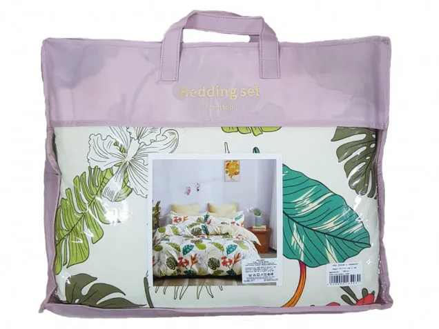 Комплект постельного белья с одеялом OB072 Viva-Home Textile сатин
