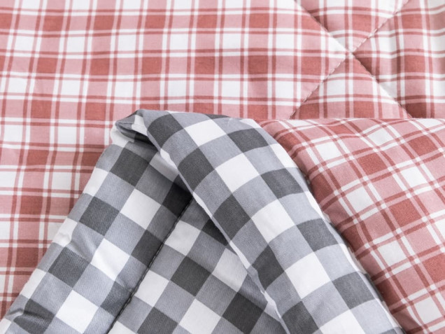 Комплект постельного белья с одеялом OB103 Viva-Home Textile сатин