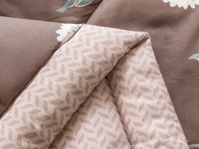 Комплект постельного белья с одеялом OB110 Viva-Home Textile сатин