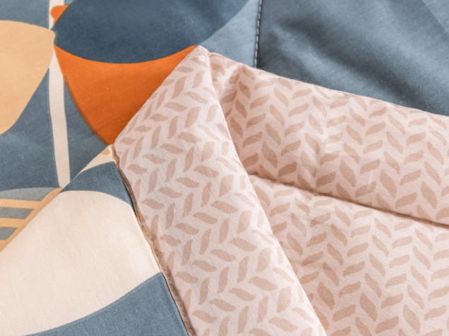 Комплект постельного белья с одеялом OB112 Viva-Home Textile сатин