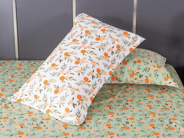 Комплект постельного белья с одеялом OB114 Viva-Home Textile сатин