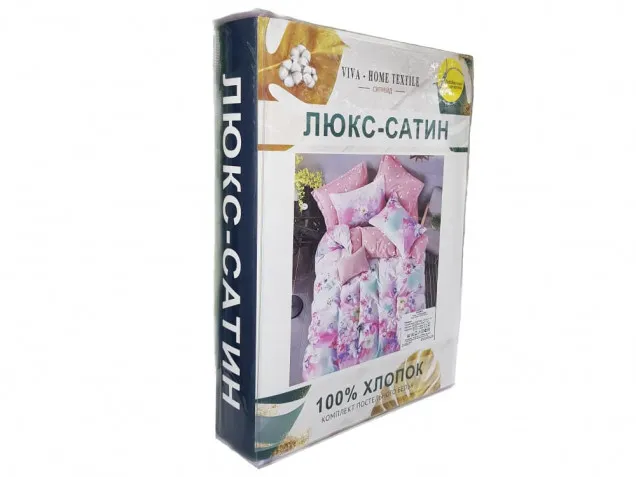 Комплект постельного белье A 306 Viva-Home Textile сатин-люкс