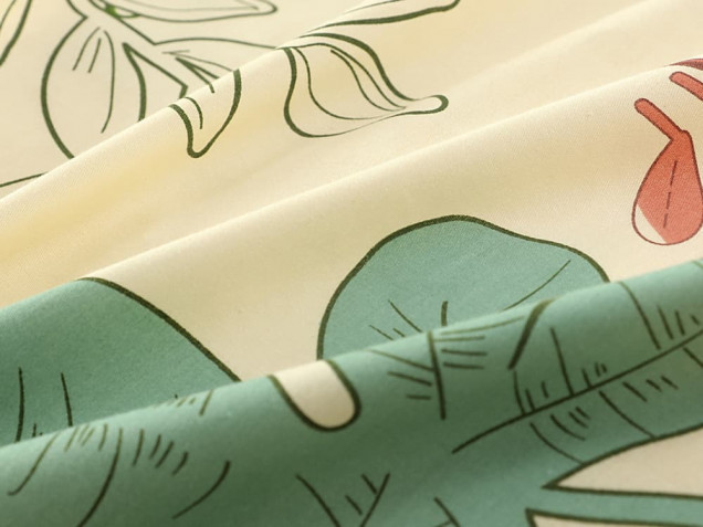 Постельное белье С 561 из сатина Viva-Home Textile