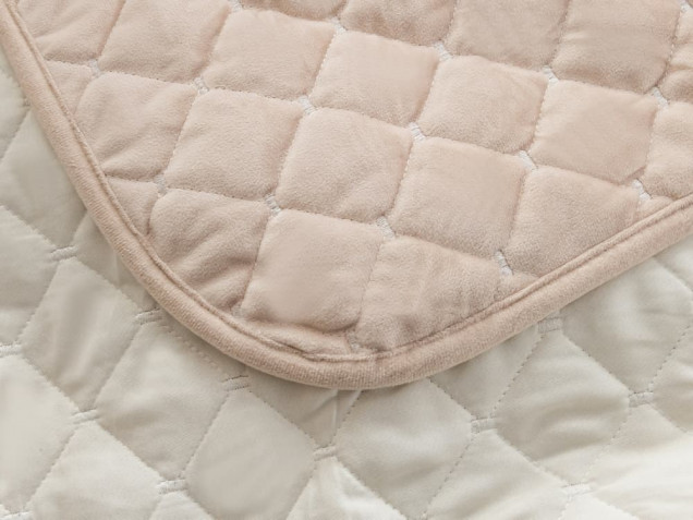 Велюровое покрывало ромб OVF004 Viva-Home Textile