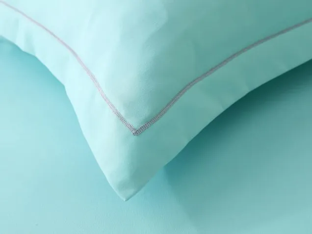 Однотонное постельное белье с одеялом FB015 Viva-Home Textile сатин