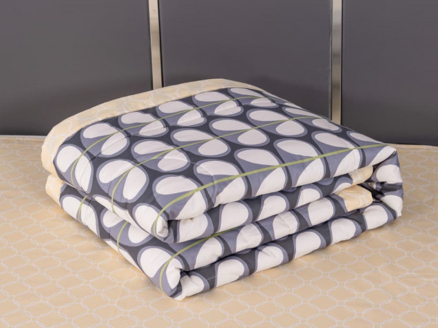 Комплект постельного белья с одеялом OB095 Viva-Home Textile сатин