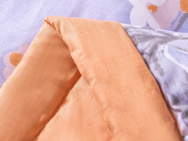 Комплект постельного белья с одеялом OB106 Viva-Home Textile сатин