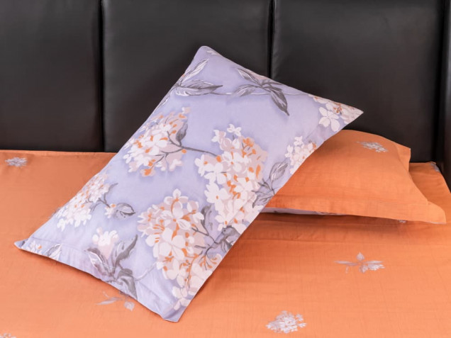 Комплект постельного белья с одеялом OB106 Viva-Home Textile сатин