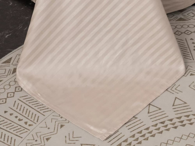 Постельное белье однотонное CT029 страйп-сатин Viva-Home Textile