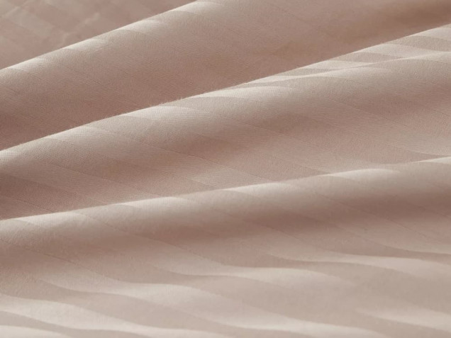 Постельное белье на резинке CTR029 страйп-сатин Viva-Home Textile