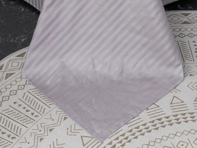 Постельное белье однотонное CT030 страйп-сатин Viva-Home Textile