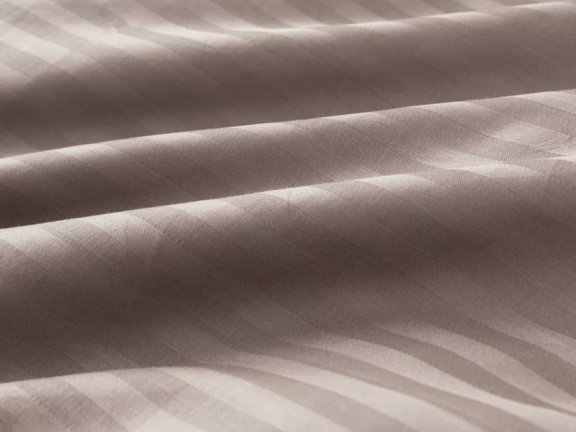 Постельное белье на резинке CTR031 страйп-сатин Viva-Home Textile
