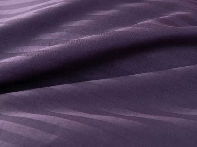 Постельное белье на резинке CTR032 страйп-сатин Viva-Home Textile