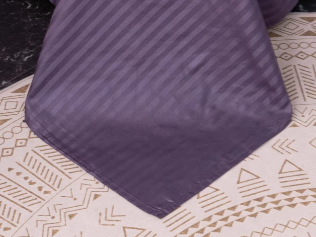 Постельное белье однотонное CT032 страйп-сатин Viva-Home Textile