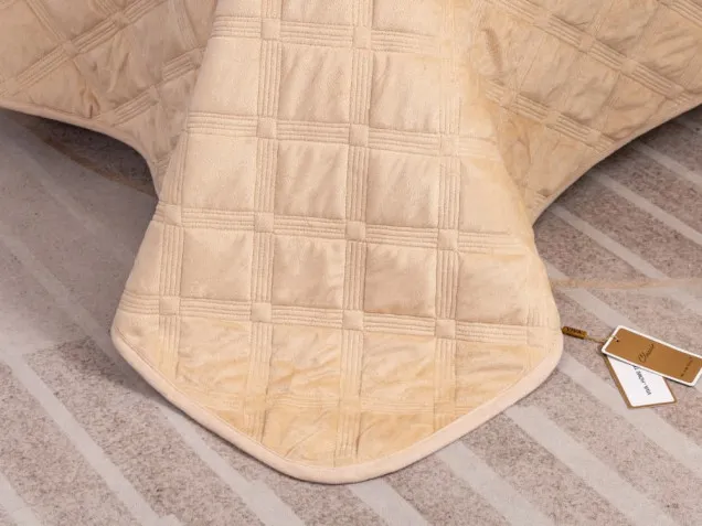 Покрывало-Плед Декоративная стежка OPK003 однотонное Viva-Home Textile