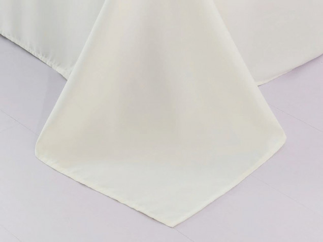 Постельное белье с вышивкой CH037 Viva-Home Textile сатин однотонный