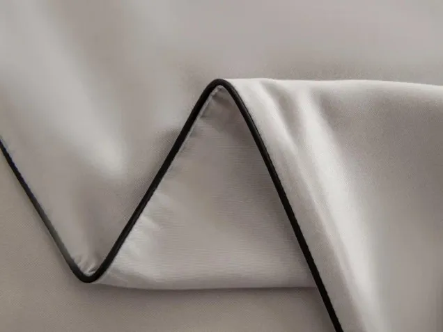 Постельное белье однотонное на резинке OCER002 сатин Элитный Viva-Home Textile