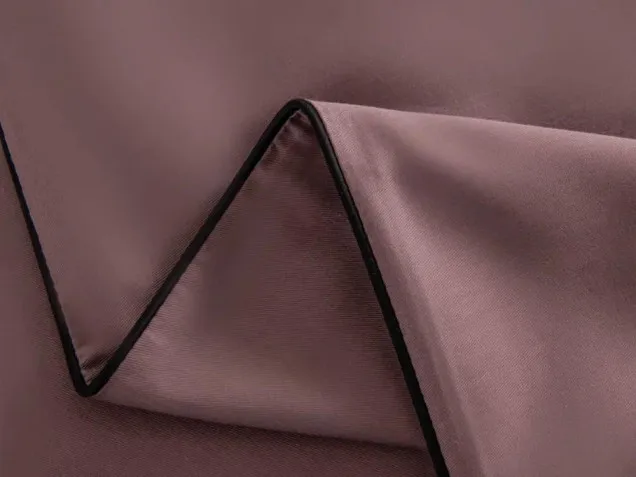 Постельное белье однотонное на резинке OCER007 сатин Элитный Viva-Home Textile