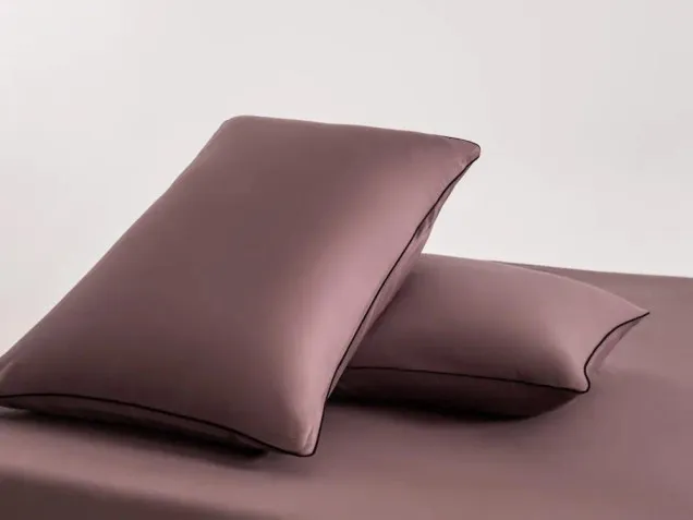 Постельное белье однотонное на резинке OCER007 сатин Элитный Viva-Home Textile